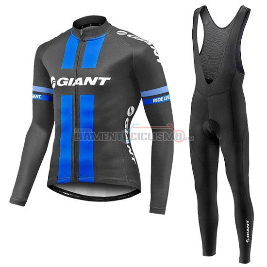 Abbigliamento Ciclismo Giant ML 2016 nero e blu